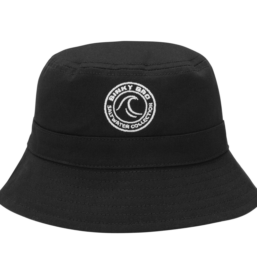 Binky bro salt creek black bucket hat toddler size 1-3 yo cotton